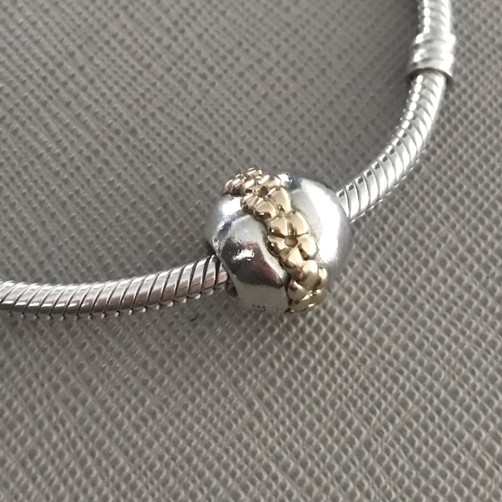 Pandora retired Saturn Flower Charm